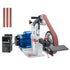 Belt Grinder Sander, 72 x 2-Inch Variable Speed Belt Polisher with VFD, 1500W 2HP Polishing Grinding Machine with 3 Grinding Moulds & 3PCS Sanding Belts for Metalworking, Knife Making