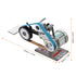 Belt Grinder Sander, 30 x 1-Inch Variable Speed Belt Polisher with VFD, 550W Polishing Grinding Machine with 2 Grinding Moulds & 3PCS Sanding Belts for Metalworking, Knife Making