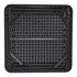 Mahjong Table, Square 4 Player Folding Card Table with 4 Cup Holders & 4 Chip Trays, Portable Domino Game Table with 1 Set of Dominoes for Mahjong Poke Puzzles, 90 x 90-inch, Black