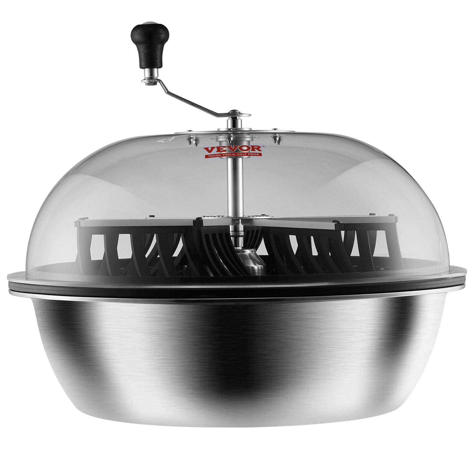 Leaf Bowl Trimmer, 24'' Trimmer Bowl, Manual Bud Trimmer with Stainless-Steel Blades for Twisted Spin Cut, Clear Visibility Dome and Hand Pruner Included, for Cutting Leaves, Buds, Flowers