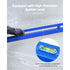 120cm Aluminum Concrete Screed with Level Vial Reversible Handle Trowel