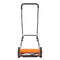 40cm Push Reel Lawn Mower 5-Blade Adjustable Height Grass Catcher 2-Wheel