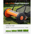 40cm Push Reel Lawn Mower 5-Blade Adjustable Height Grass Catcher 2-Wheel