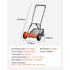 40cm Push Reel Lawn Mower 5-Blade Adjustable Height Grass Catcher 2-Wheel
