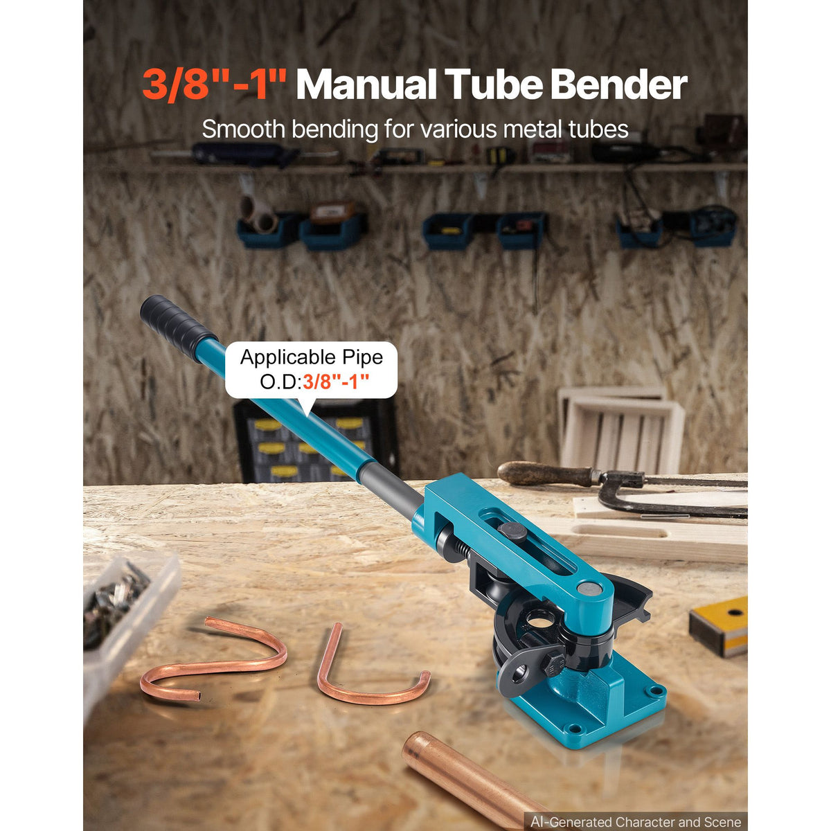 Pipe Tube Bender, 3/8