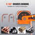 3/8"-1" Manual Pipe Tube Bender 7 Dies 180° Copper Aluminum HVAC Tool