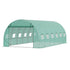19.4x9.7x6.5ft Walk-In Tunnel Greenhouse Galvanized Steel Frame 12 Windows
