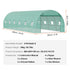 Walk-in Tunnel Greenhouse 29.2x9.7x6.5ft Galvanized Frame PE Cover Green