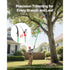 27ft Extendable Manual Pole Saw Tree Pruner 65Mn Steel Blade Fiberglass