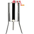 Manual Honey Extractor 3-Frame Stainless Steel Beekeeping Spinner, Kit