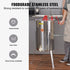 Manual Honey Extractor, 3 Frames Honey Spinner Extractor, Stainless Steel Beekeeping Extraction, Honeycomb Drum Spinner with Lid, Apiary Centrifuge Equipment with Height Adjustable Stand