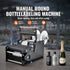 Manual Round Bottle Labeling Machine 15-20pcs/min 20-120mm Label Applicator