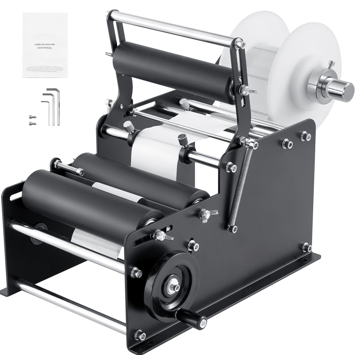 Manual Round Bottle Labeling Machine 15-20pcs/min 20-120mm Label Applicator