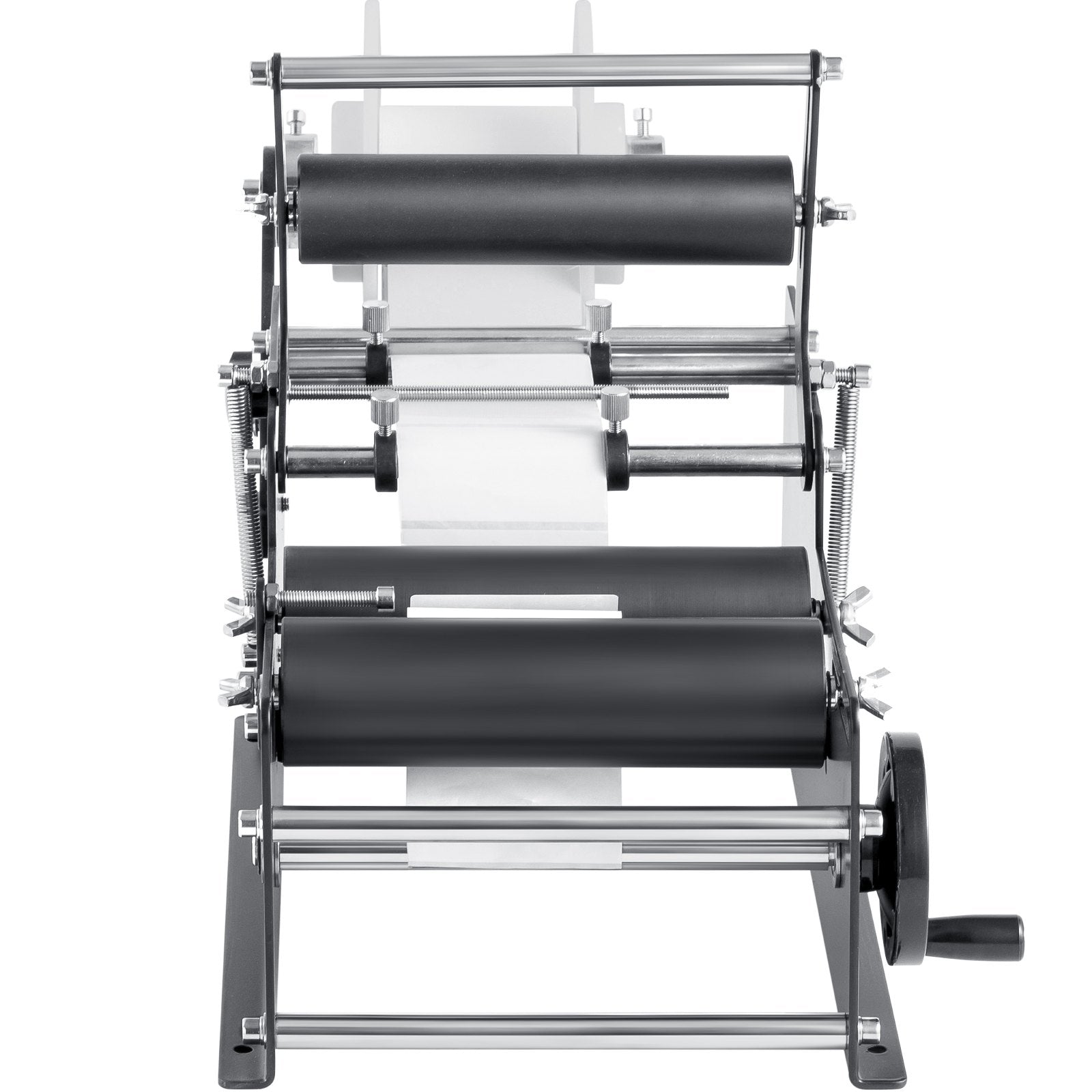 Manual Round Labeling Machine, 15-20pcs/min, Bottle Label Applicator for Round Bottles, Adjustable Manual Round Bottle Labeler Suitable for Round Bottle Diameter 20-120 mm (with Pressing Bar)