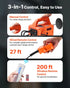 3-in-1 Electric Hoist Winch, 500 kg Capacity, 1500W Portable Electric Power Winch, 7.6 m Lifting Height, 5 m/min with Manual, Wired & Wireless Remote Control for Factory, Warehouss, Garage