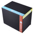 3 in 1 Foam Plyometric Jump Box 30 24 20 Inch Anti-Slip Black