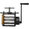 Rolling Mill, 2.24"/57 mm Jewelry Rolling Mill Machine, 1: 2 Gear Ratio, 3-in-1 Multi-function Rolling Mill, 0-5.5 mm Press Thickness for Metal Jewelry Making Sheet Square Wire Elliptical