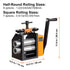 75mm Jewelry Rolling Mill Machine 3-in-1 Wire Sheet Metal Roller