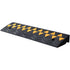 Rubber Curb Ramp 9.4 cm Rise Height Sidewalk Curb Ramp, 25 cm Width 100 cm Length Driveway Ramp for Curb, 15T Heavy Duty Rubber Ramp for Forklifts, Trucks, Buses, Cars, Wheelchairs, Bikes