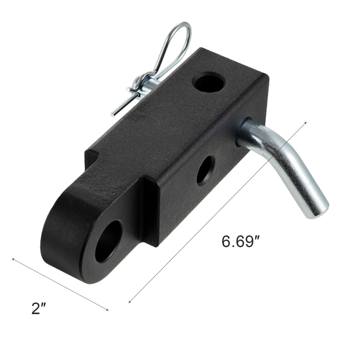 50mm Trailer Shackle Hitch Receiver Heavy Duty Tow Recovery for Truck Jeep
