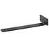 6PCS Heavy Duty Floating Shelf Brackets 16cm Black Steel Wall Mount
