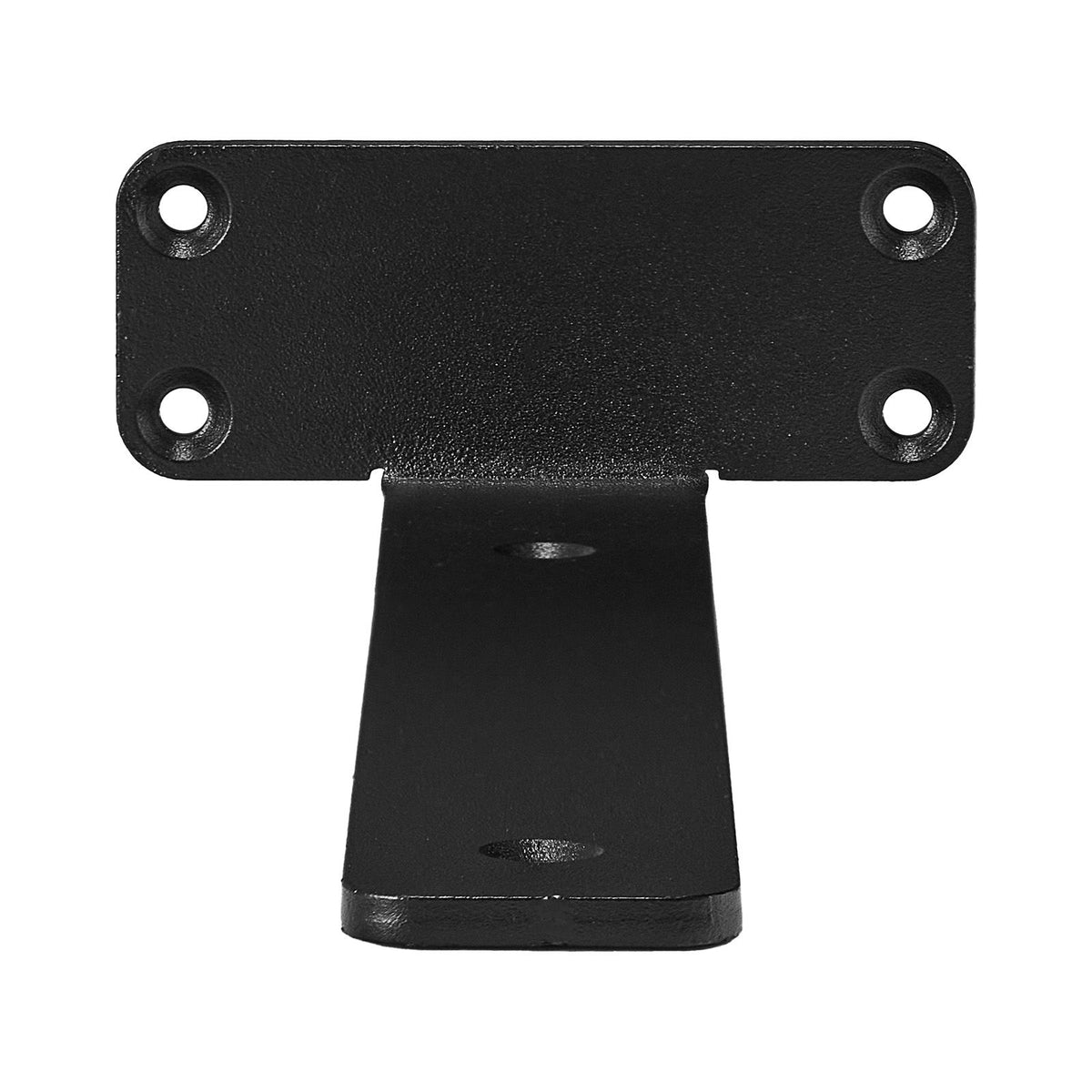 6PCS Heavy Duty Floating Shelf Brackets 16cm Black Steel Wall Mount