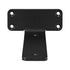 6PCS Heavy Duty Floating Shelf Brackets 16cm Black Steel Wall Mount