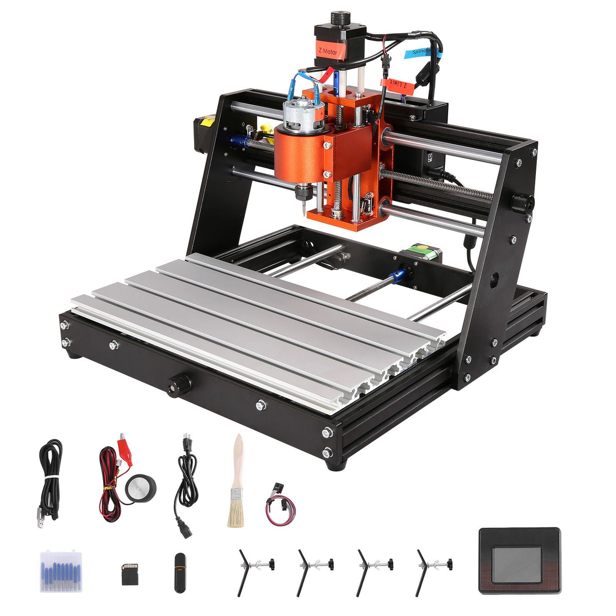 120W CNC Router Machine GRBL 3 Axis Wood Engraving Milling Kit