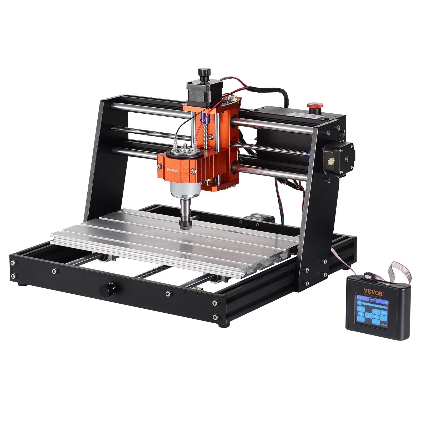 CNC Router Machine, 120W, 3 Axis GRBL Control Wood Engraving Carving Milling Machine Kit, 11.81 x 7.87 x 2.83 in / 300 x 200 x 72 mm Working Area 1200 RPM for Wood Acrylic MDF PVC Plastic Foam