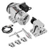 Dividing Head, K11-100mm 3-Jaw Chuck, CNC Router Milling Machine Rotational Axis 4th Axis A Axis Indexing Head, 65 mm Center Height MT2 Tailstock 6:1 Gear Ratio, Universal for Engraving