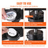 3-in-1 Button Maker Machine 25/32/58mm Badge Press Kit 300pcs Supplies