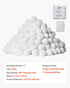 Pool Filter Balls for Sand Filter Pump 1.56 kg Reusable for Swimming Pool