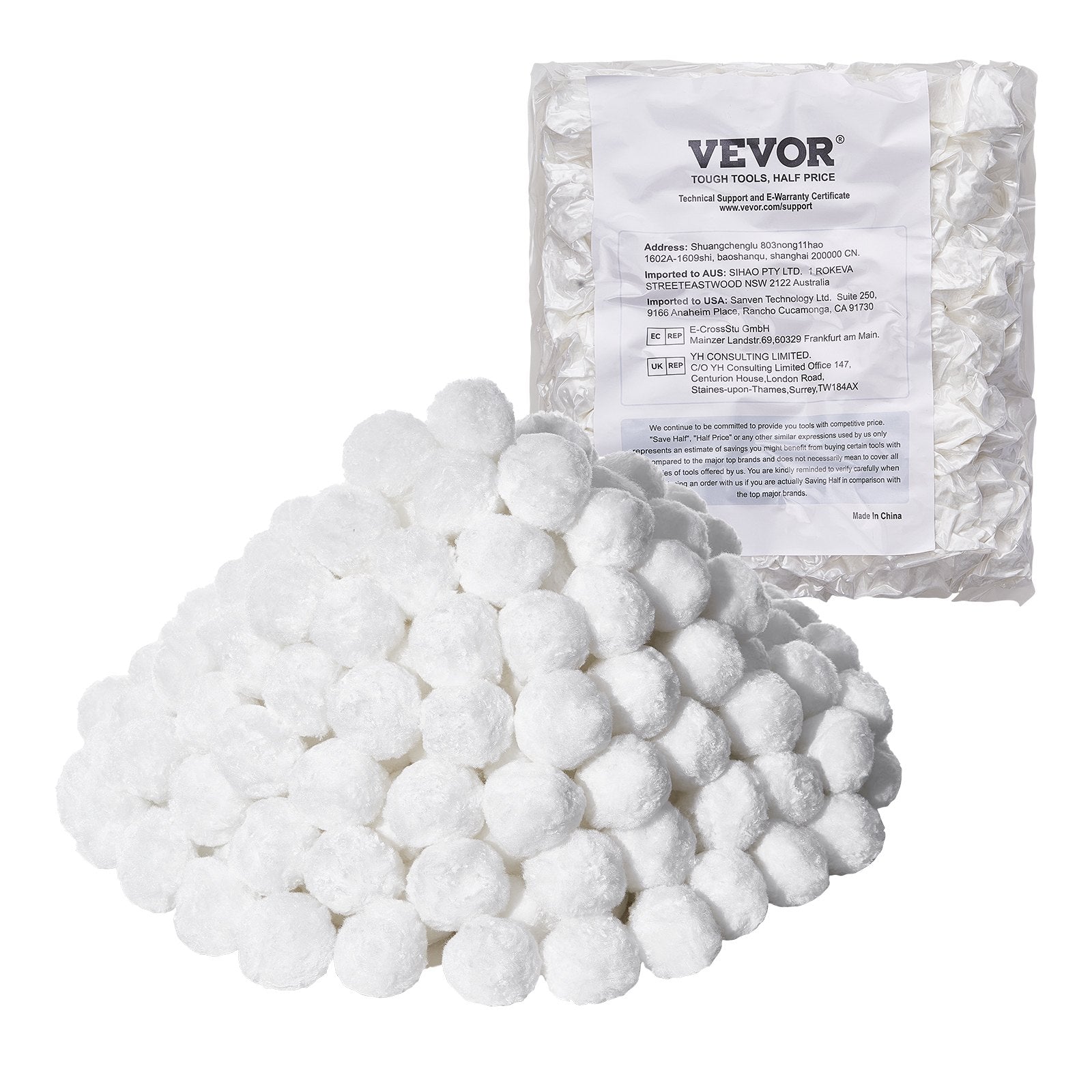 Pool Filter Balls for Sand Filter Pump 1.56 kg Reusable for Swimming Pool