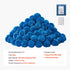 Pool Filter Balls for Sand Filter Pump Swimming Pool 0.71 kg Reusable Blue
