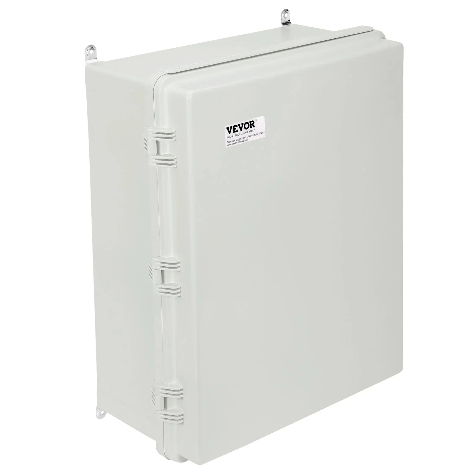 Outdoor Electrical Junction Box, 350 x 250 x 150 mm, ABS Plastic Electrical Enclosure Box with Hinged Cover Stainless Steel Latch, IP67 Dustproof Waterproof for Outdoor Electrical Projects