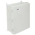 Outdoor Electrical Junction Box, 350 x 250 x 150 mm, ABS Plastic Electrical Enclosure Box with Hinged Cover Stainless Steel Latch, IP67 Dustproof Waterproof for Outdoor Electrical Projects