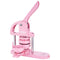 Button Maker, 1/1.25/2.28 inch(25/32/58mm) 3-IN-1 Pin Maker, 300pcs Button Parts, Button Maker Machine with Panda Magic Book, Ergonomic Arc Handle Punch Press Kit, For Children DIY Gifts, Pink