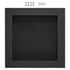 Tile-Ready Shower Niche 40.64x40.64cm Recessed Wall Shelf, Black Colour