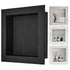 Tile-Ready Shower Niche 40.64x40.64cm Recessed Wall Shelf, Black Colour