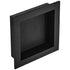 Tile-Ready Shower Niche 40.64x40.64cm Recessed Wall Shelf, Black Colour