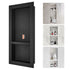40x81cm Waterproof Shower Niche Wall Insert with Double Shelf Tile Ready Storage
