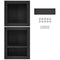 40.64x40.64cm Waterproof Shower Niche Triple Shelf Ready Tile Insert
