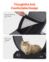 Cat Exercise Wheel, 31.5 in, Large Cat Running Wheel with Secure Brake & Carpeted Runway, Quiet Operation Cat Treadmill, Indoor Cats Exerciser Wheel for Pets Weight Loss & Health Black