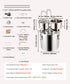 VEVOR Moonshine Still Water Alcohol Distiller 5Gal w/Thumper Keg & 8W Water Pump