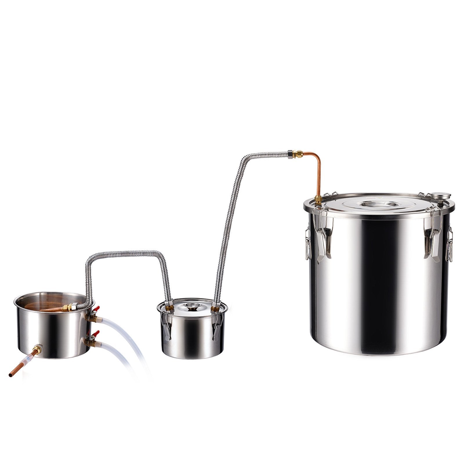VEVOR Moonshine Still Water Alcohol Distiller 8Gal w/Thumper Keg & 8W Water Pump