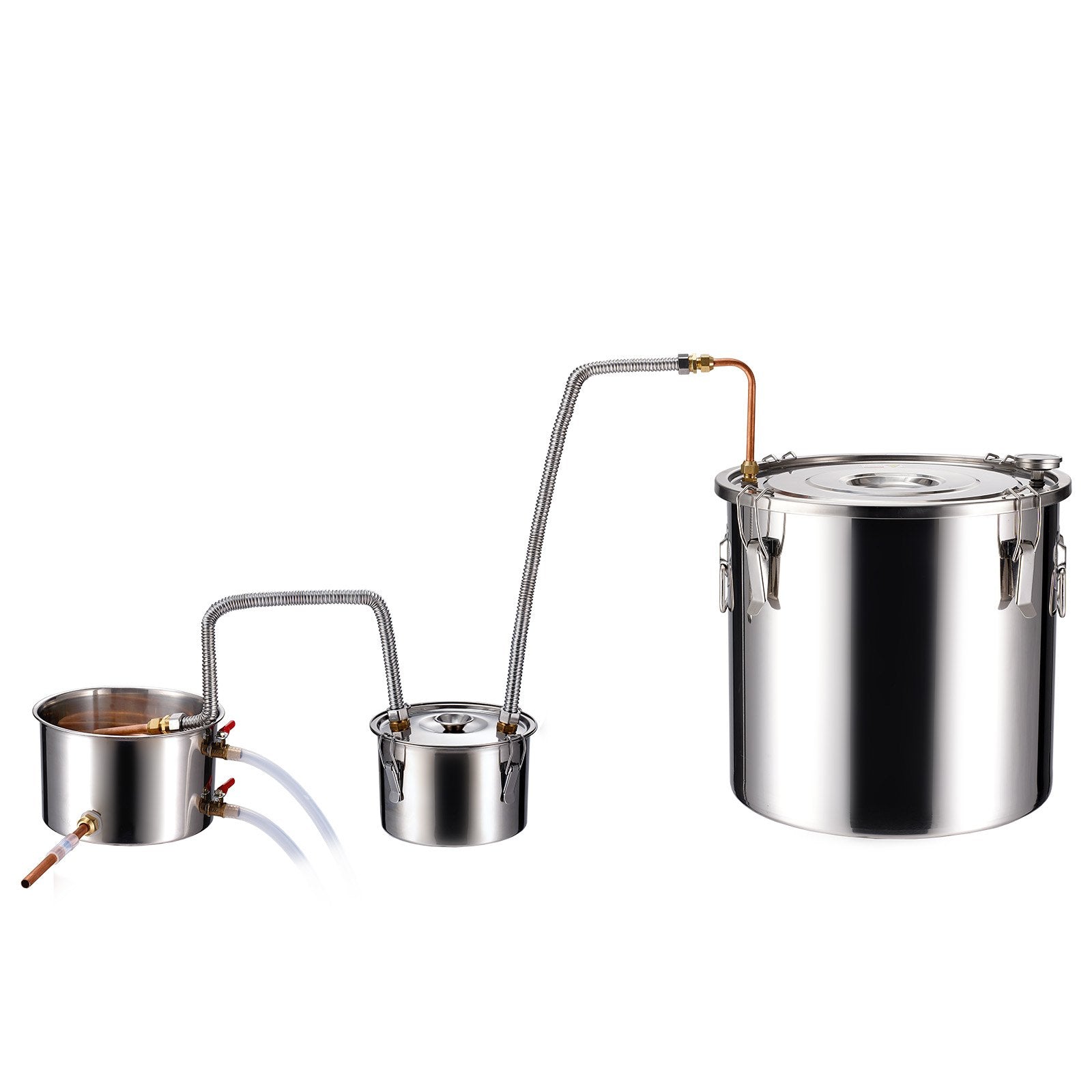 VEVOR Moonshine Still Water Alcohol Distiller 8Gal w/Thumper Keg & 8W Water Pump