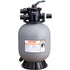 Sand Filter, 16-inch, 406.4mm, Up to 35 GPM Flow Rate, Above Inground Swimming Pool Sand Filter System with 7-Way Multi-Port Valve, Filter, Backwash, Rinse, Recirculate, Waste, Winter, Closed Functions