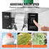 Commercial Snowflake Ice Machine, 385LBS/24H Snowflake Ice Maker, Stainless Steel Ice Shaver Machine, Electric Snow Cone Maker, Liquid Cooling System for Rapid Heat Dissipation, Ice Cream