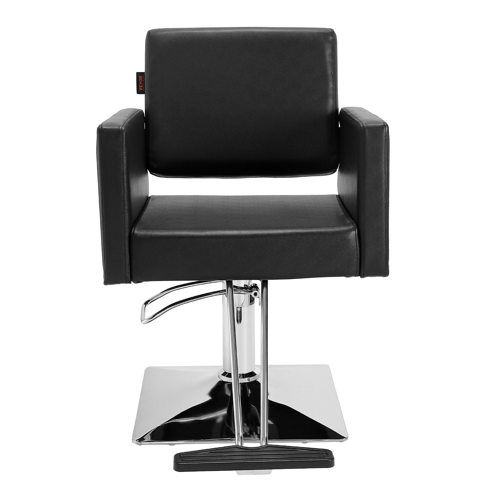 VEVOR Salon Chair, Barber Chair for Hair Stylist, Styling Chair with Heavy Duty Hydraulic Pump, Swivel Hair Salon Chair with Footrest for Beauty Spa Shampoo, Max Load Weight 330 lbs, Black