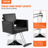 VEVOR Salon Chair, Barber Chair for Hair Stylist, Styling Chair with Heavy Duty Hydraulic Pump, Swivel Hair Salon Chair with Footrest for Beauty Spa Shampoo, Max Load Weight 330 lbs, Black